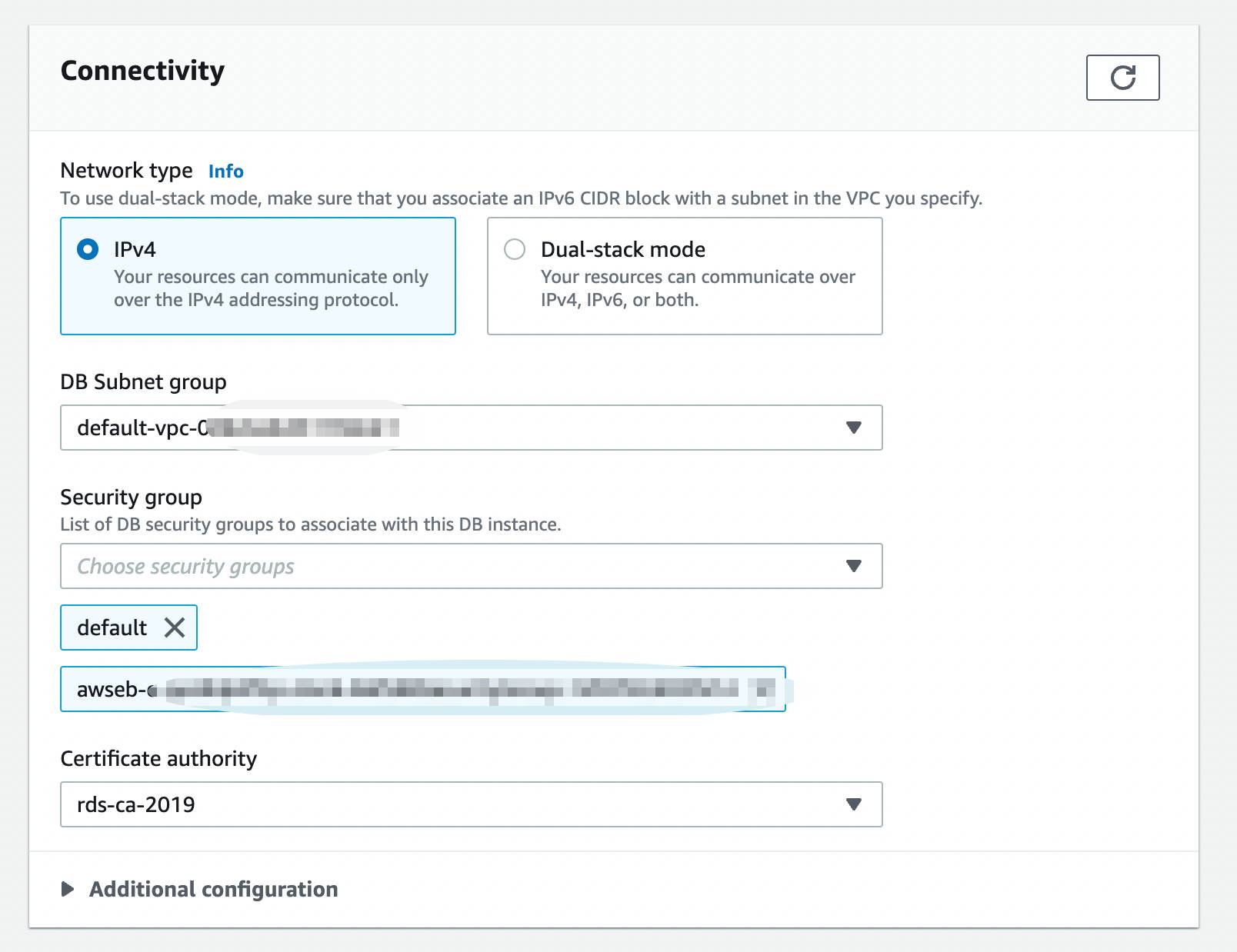 RDS Connectivity Component